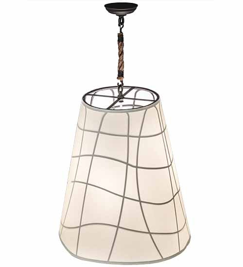 Meyda Tiffany 191373 Three Light Pendant, Oil Rubbed Bronze