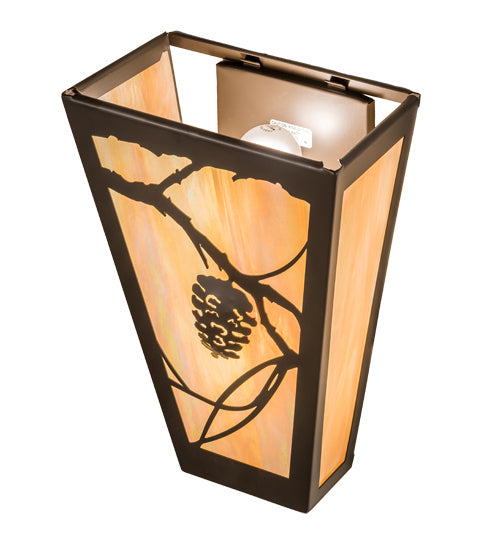 Meyda Tiffany 192001 Two Light Wall Sconce, Timeless Bronze