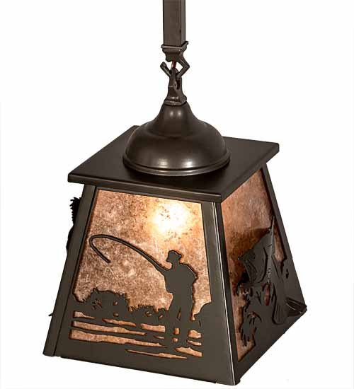 Meyda Tiffany 192002 One Light Pendant, Timeless Bronze
