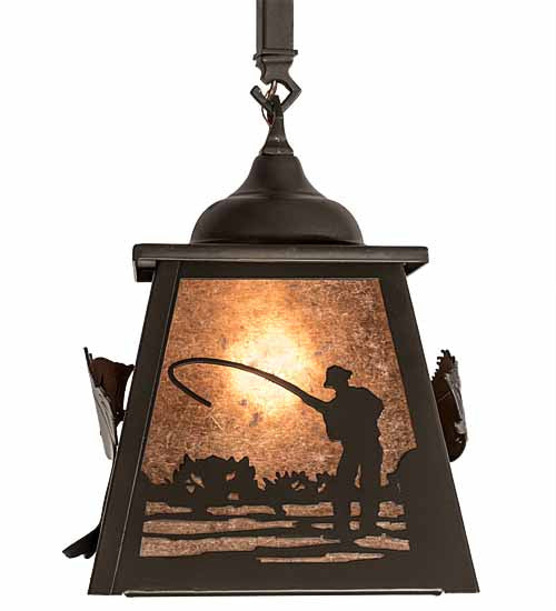 Meyda Tiffany 192002 One Light Pendant, Timeless Bronze
