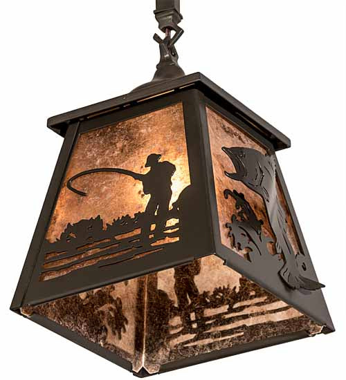Meyda Tiffany 192002 One Light Pendant, Timeless Bronze