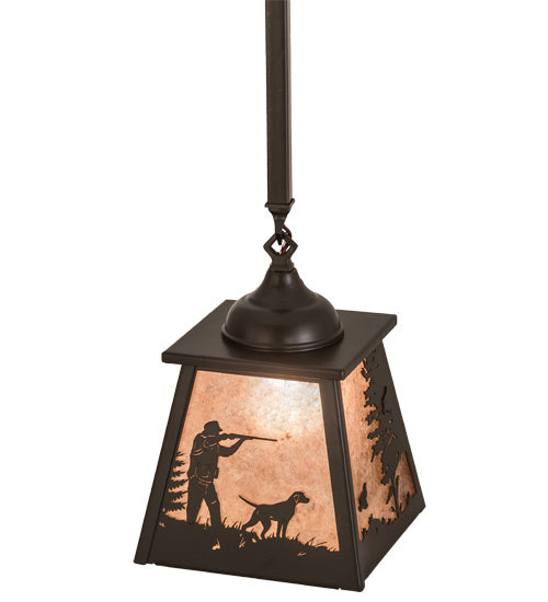 Meyda Tiffany 192004 One Light Pendant, Timeless Bronze