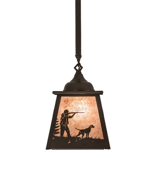 Meyda Tiffany 192004 One Light Pendant, Timeless Bronze