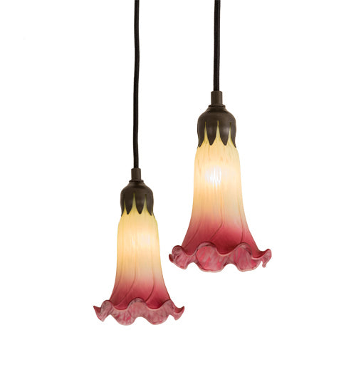 Meyda Tiffany 192383 Three Light Pendant, Timeless Bronze