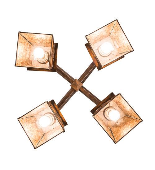 Meyda Tiffany 192455 Four Light Chandelier, Rococco