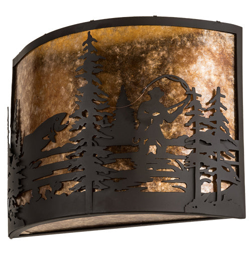 Meyda Tiffany 192732 Two Light Wall Sconce, Oil Rubbed Bronze