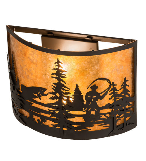 Meyda Tiffany 192732 Two Light Wall Sconce, Oil Rubbed Bronze