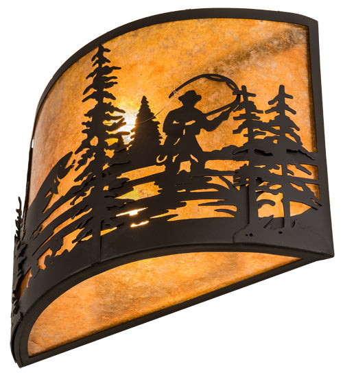 Meyda Tiffany 192732 Two Light Wall Sconce, Oil Rubbed Bronze