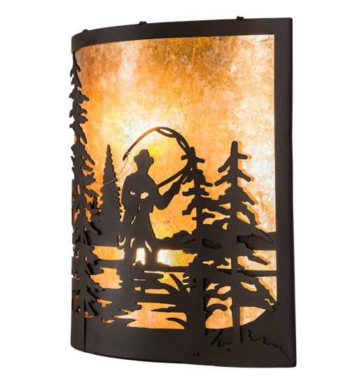 Meyda Tiffany 192732 Two Light Wall Sconce, Oil Rubbed Bronze