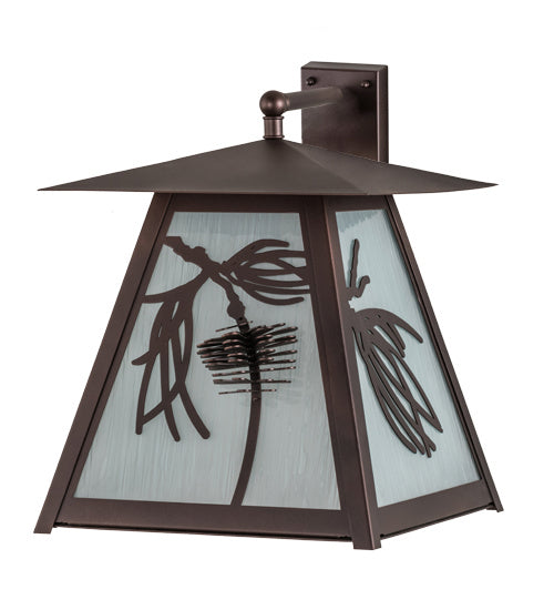 Meyda Tiffany 193369 One Light Wall Sconce, Mahogany Bronze