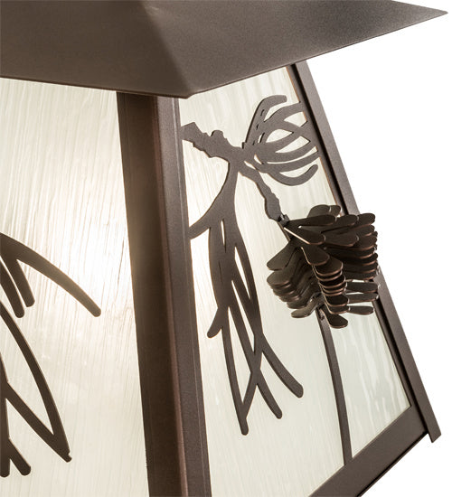 Meyda Tiffany 193369 One Light Wall Sconce, Mahogany Bronze