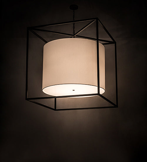 Meyda Tiffany 193416 Six Light Pendant, Timeless Bronze