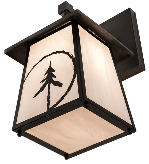 Meyda Tiffany 193757 One Light Wall Sconce, Craftsman Brown