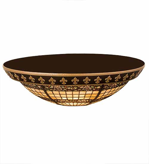 Meyda Tiffany 195918 Four Light Flushmount, Nu Gold & Copper Vein