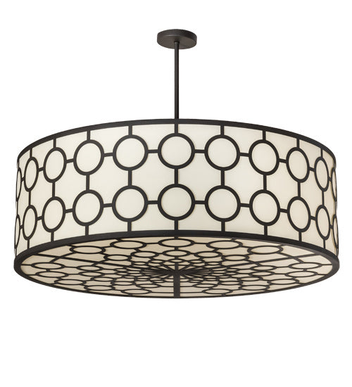 Meyda Tiffany 189150 Eight Light Pendant, Wrought Iron