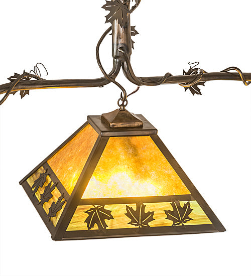 Meyda Tiffany 196678 Three Light Island Pendant, Light Burnished Antique Copper