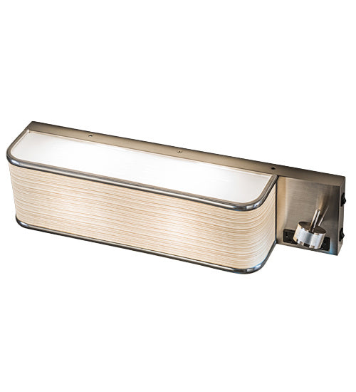 Meyda Tiffany 195225 Three Light Wall Sconce, Brushed Nickel