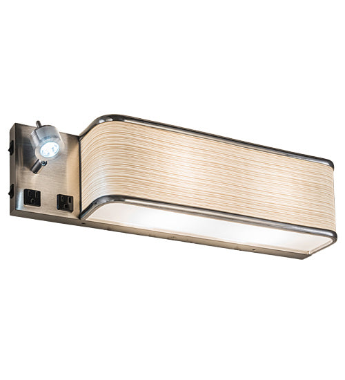 Meyda Tiffany 195309 Three Light Wall Sconce, Nickel