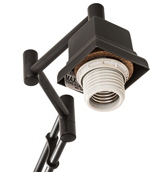 Meyda Tiffany 195625 One Light Wall Sconce, Craftsman Brown