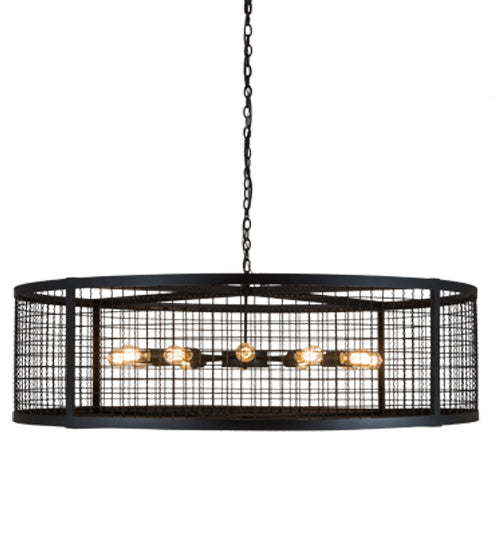 Meyda Tiffany 197671 12 Light Pendant, Textured Black