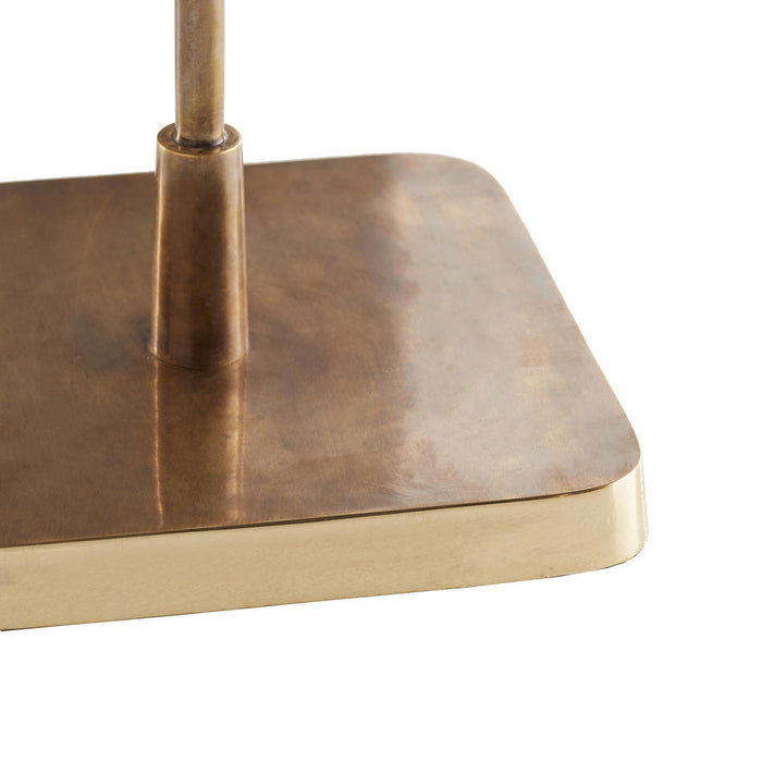 Arteriors 4386 Accent Table, Vintage Brass