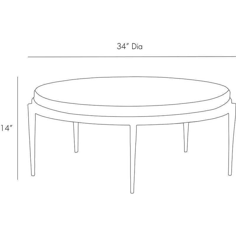Arteriors 4392 Cocktail Table, Black