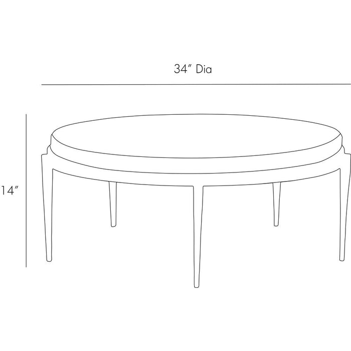 Arteriors 4392 Cocktail Table, Black