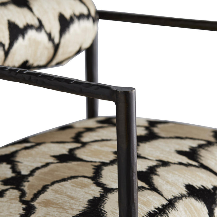 Arteriors 4506 Chair, Ocelot