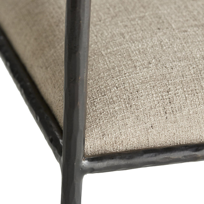 Arteriors 4543 Chair, Pewter