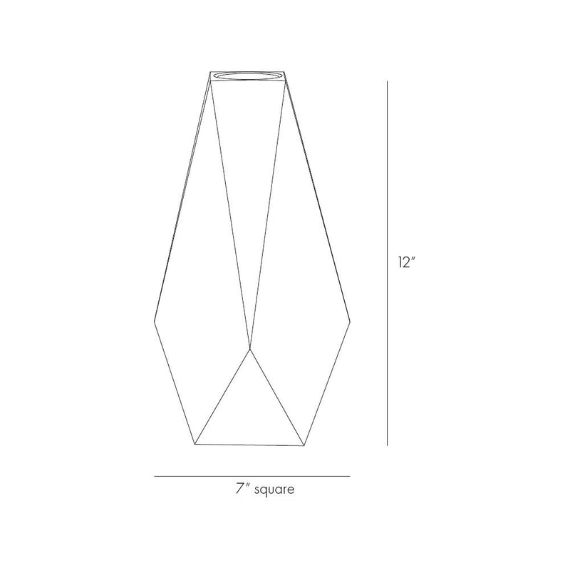 Arteriors 9119 Vase, Smoke
