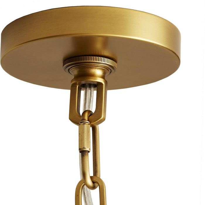 Arteriors 89453 Three Light Chandelier, Clear