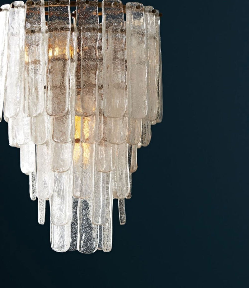 Arteriors 89453 Three Light Chandelier, Clear