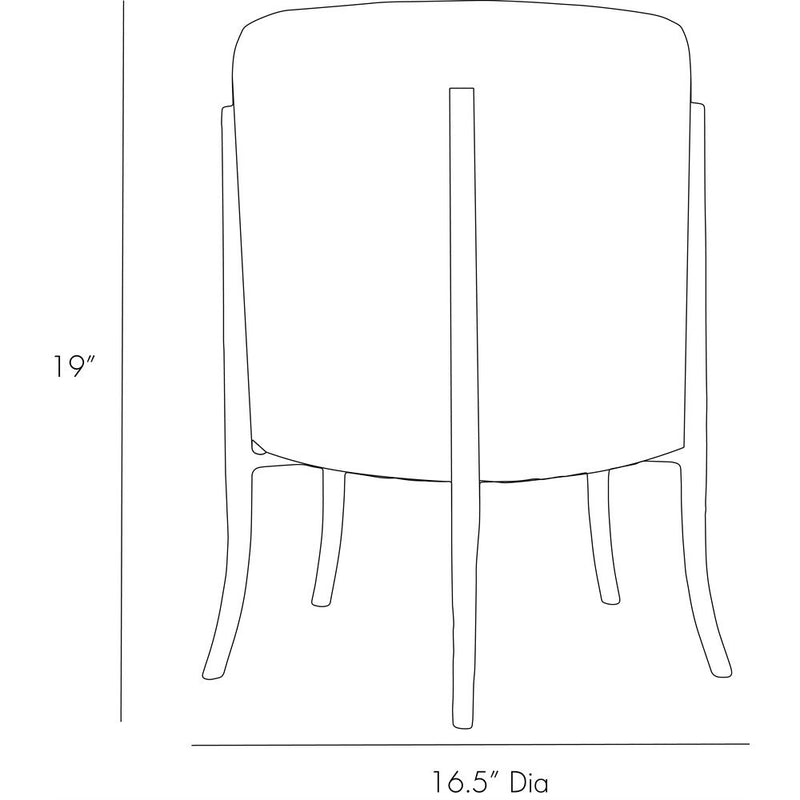 Arteriors DD2406 Ottoman, Natural