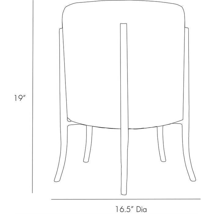 Arteriors DD2406 Ottoman, Natural