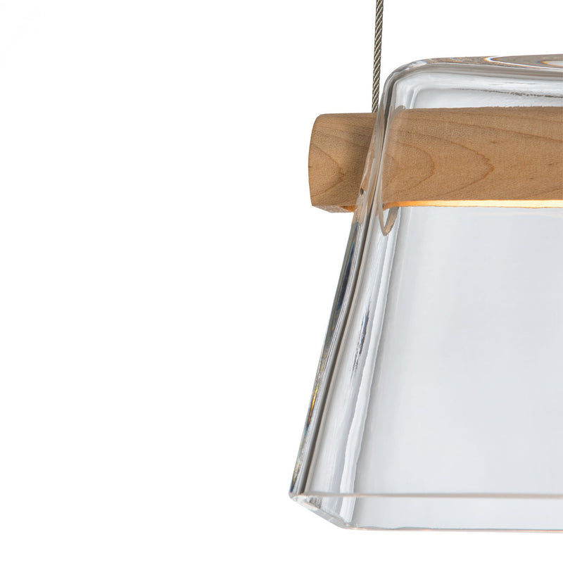 Hubbardton Forge 151060-LED-STND-10-WD-ZM0560 LED Mini Pendant, Black