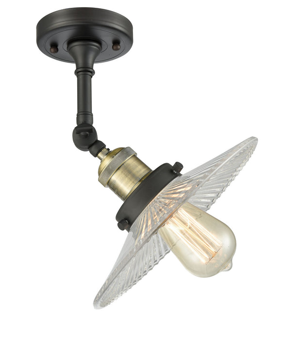 Innovations 201F-BAB-G2-LED LED Semi-Flush Mount, Black Antique Brass