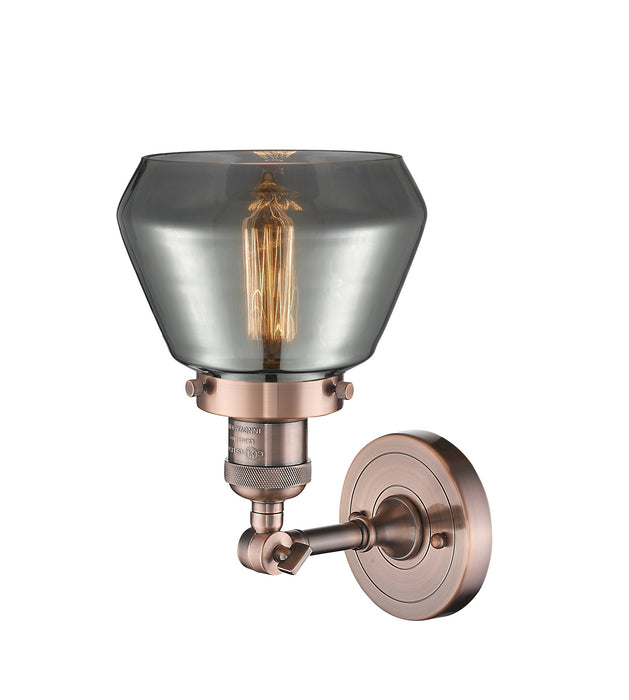 Innovations 203-AC-G173-LED LED Wall Sconce, Antique Copper