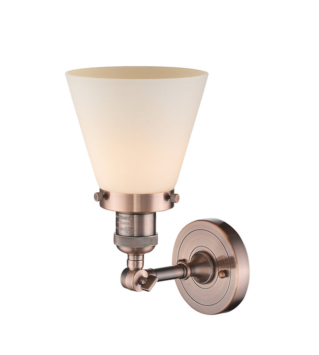 Innovations 203-AC-G61-LED LED Wall Sconce, Antique Copper