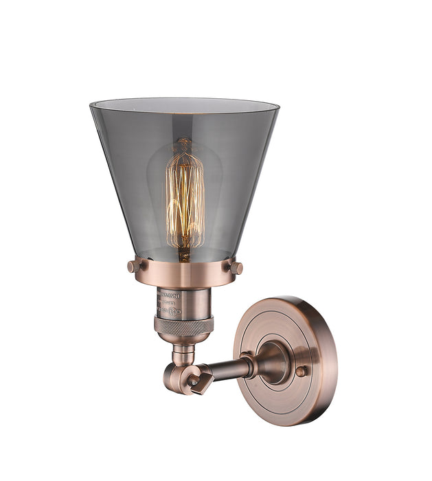 Innovations 203-AC-G63-LED LED Wall Sconce, Antique Copper