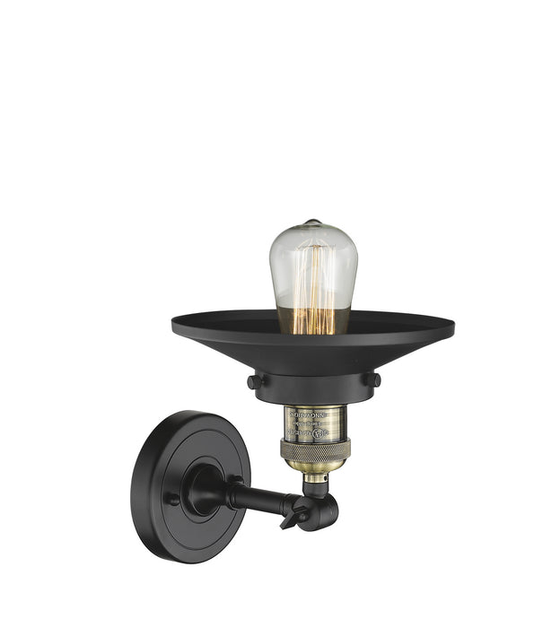 Innovations 203-BAB-M6-LED LED Wall Sconce, Black Antique Brass