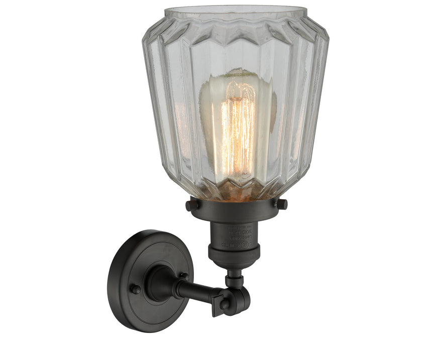 Innovations 203-OB-G142-LED LED Wall Sconce, Oil Rubbed Bronze