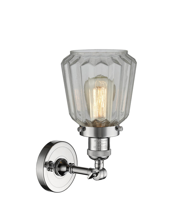 Innovations 203-PC-G142-LED LED Wall Sconce, Polished Chrome