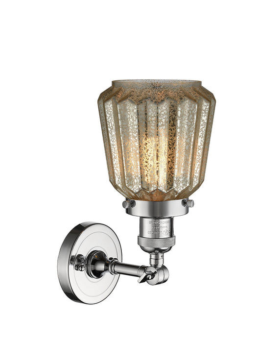 Innovations 203-PC-G146-LED LED Wall Sconce, Polished Chrome