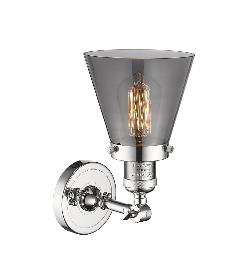 Innovations 203-PC-G63-LED LED Wall Sconce, Polished Chrome