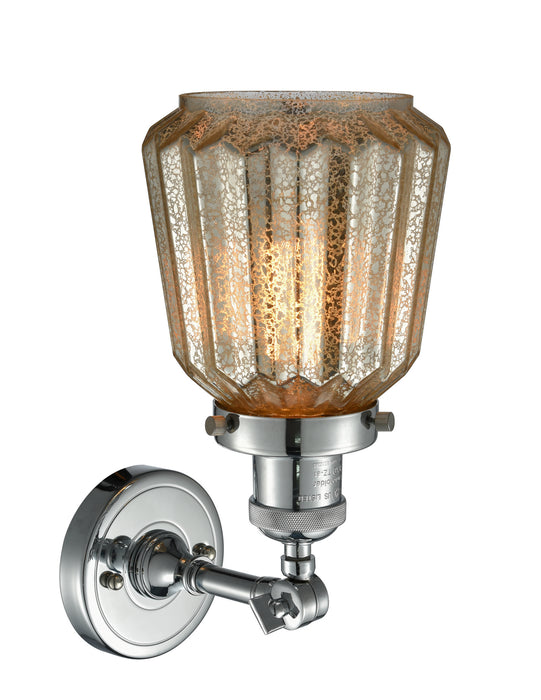 Innovations 203-PN-G146-LED LED Wall Sconce, Polished Nickel