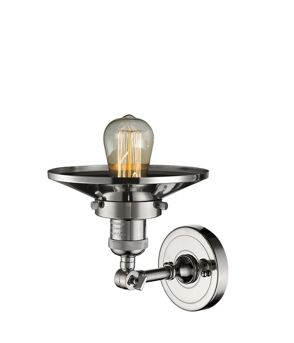 Innovations 203-PN-M1-LED LED Wall Sconce, Polished Nickel