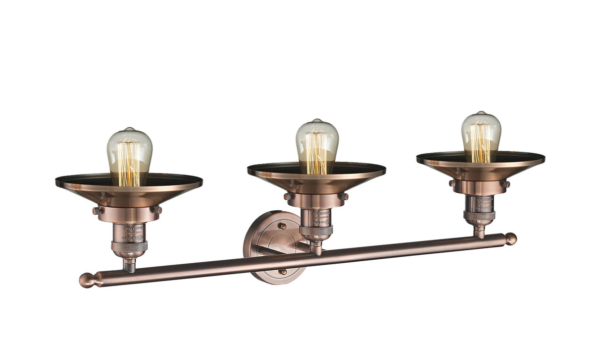 Innovations 205-AC-M3-LED LED Bath Vanity, Antique Copper