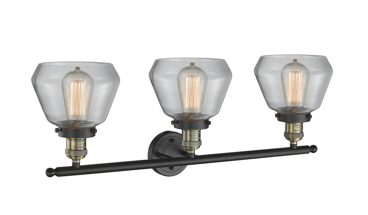 Innovations 205-BAB-G172 Three Light Bath Vanity, Black Antique Brass