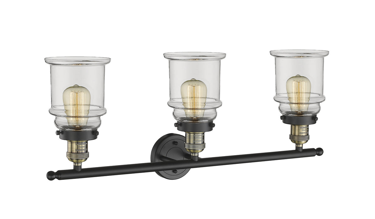 Innovations 205-BAB-G182 Three Light Bath Vanity, Black Antique Brass