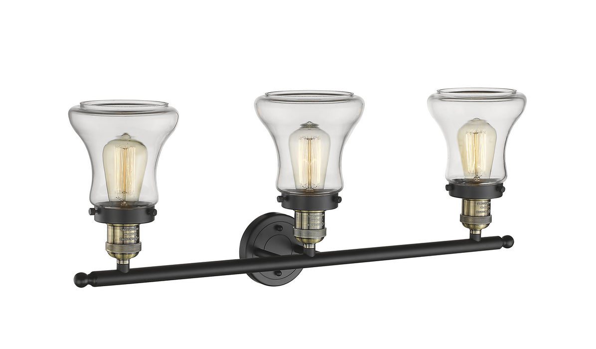 Innovations 205-BAB-G192 Three Light Bath Vanity, Black Antique Brass